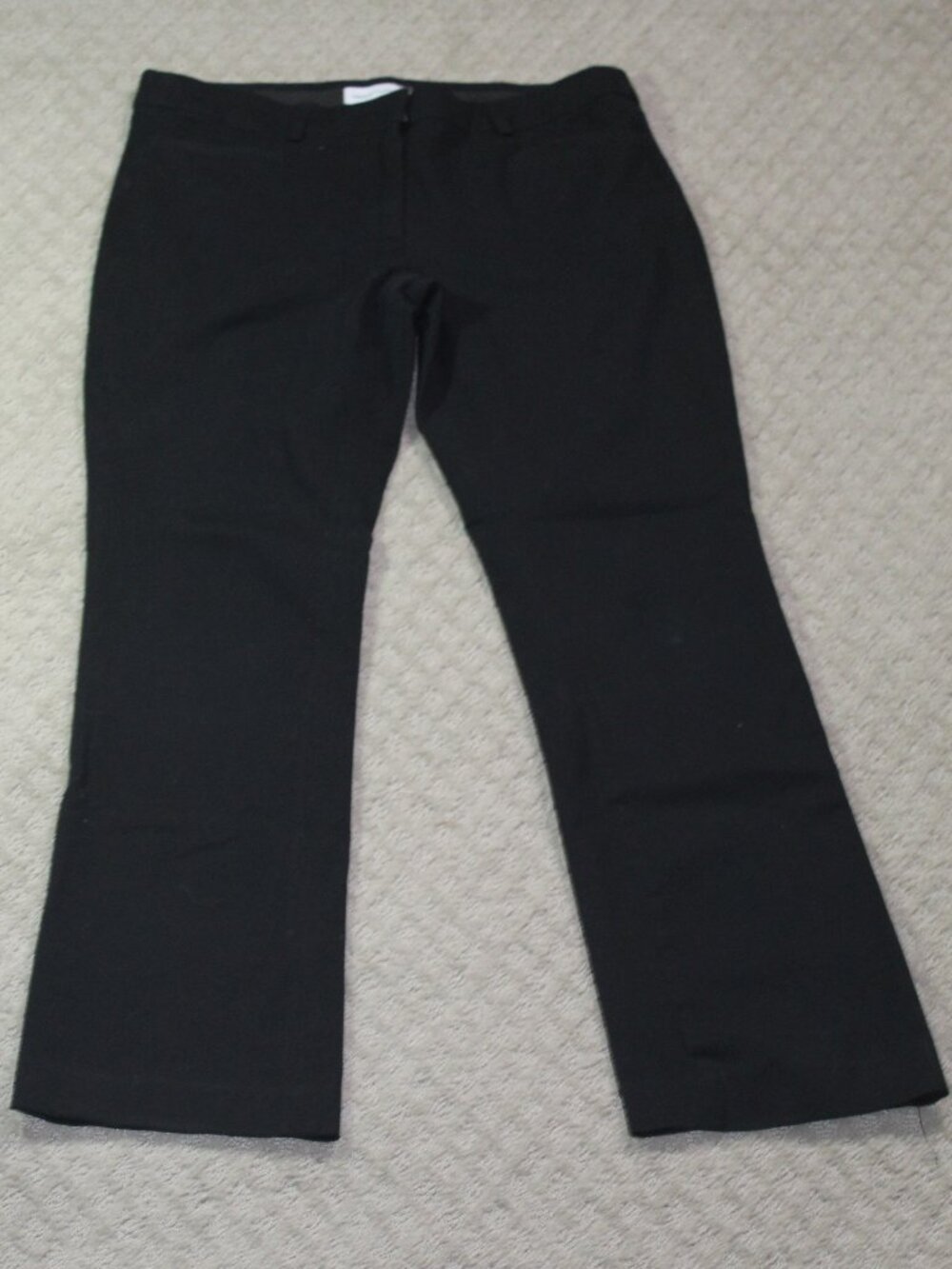 Gibson + Latimer Size 4 Black Mid Rise Straight Leg Chino Pants